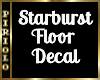 Starburst Floor Decal