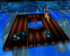 wooden raft