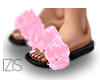 I│Fur Sandals Pink