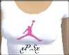 *Jordan w/Pink Logo T*