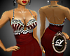 LIZ Red diamonds dress