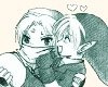 Zelda/Link Hearts