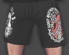 Shorts SKULL - Black