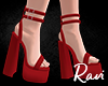 R. Bea Red Sandals