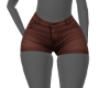 Brown Jean Shorts