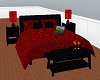 Hot Red Sexy Bed 20 pose