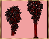 RED/BLK ORCHIDS ON STAND