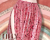 boho skirt cherryred
