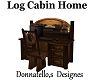 log cabin desk