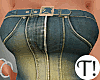 T! Belted Denim Top/Tatt