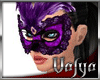V| Purple Burlesque Mask