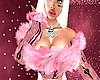 ! Fluffy Glitter Pink LV