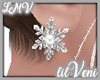 Dainty Snowflake Earring