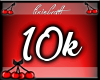 10K support Sticker