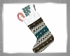 TEAL CHRISTMAS STOCKING