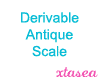 Derivable Antique Scale