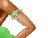 ARMBANDS LIME BLING