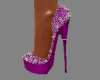 Classy in purple heels