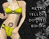 [P] bikini yellow dotted