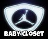 Navy Jordan Baby Closet