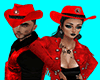 Couples Red Cowboy *M