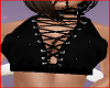 Black Laced Halter Tops