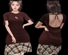 A II BN Plaid Dress