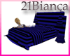 21b-12 poses bed blue bl