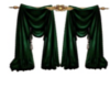 Hunter Green Curtain (S)