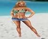 Grn Bikini Jean Skirt