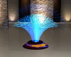 fiber optic blue lamp