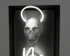 Neon Skulls Black White
