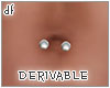 *Dona*Belly stud *right*