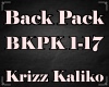 Krizz Kaliko - Back Pack
