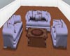 Periwinkle Sofa Group