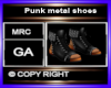 Punk metal shoes