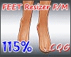 FOOT Scaler 115% 🦶