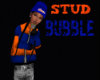 orange n blue bubble