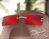 !✩ Tie Glasses Red