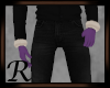 Fur Gloves Purple