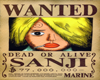 Sanji Wanted Poster
