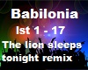 Babilonia Lion sleep ...