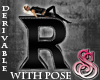 PVC Letter R With Pose