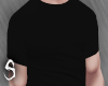 L* Simple Black Shirt