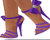 CLASSY PURPLE BOW SHOES
