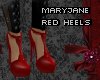 [P] maryjane heels red