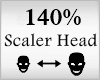 Scaler Head 140%