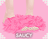 Pink Furry Slides
