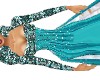 Royal Turquoise gown