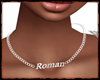 Roman Name Necklace